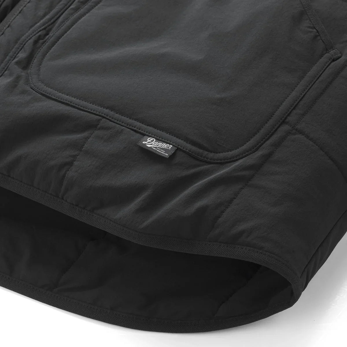 Men's Insulated Snap-Front Shirt Jacket - Black