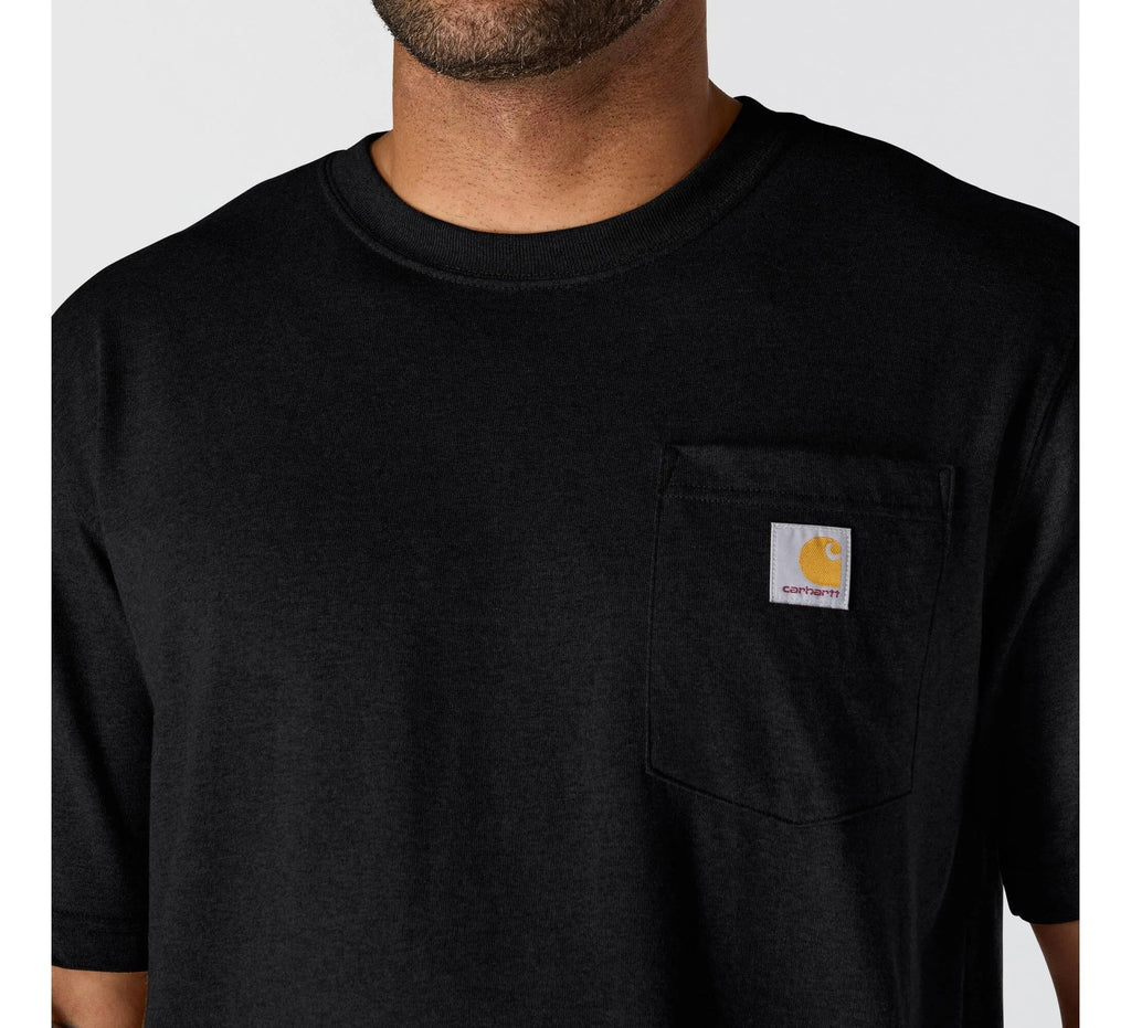 Men's Relaxed Pocket T-Shirt - Black