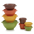 8-Piece Nesting Food Storage Bowl Set