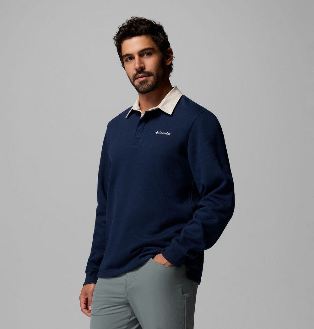 Men's Long-Sleeve Rugby Shirt - Green