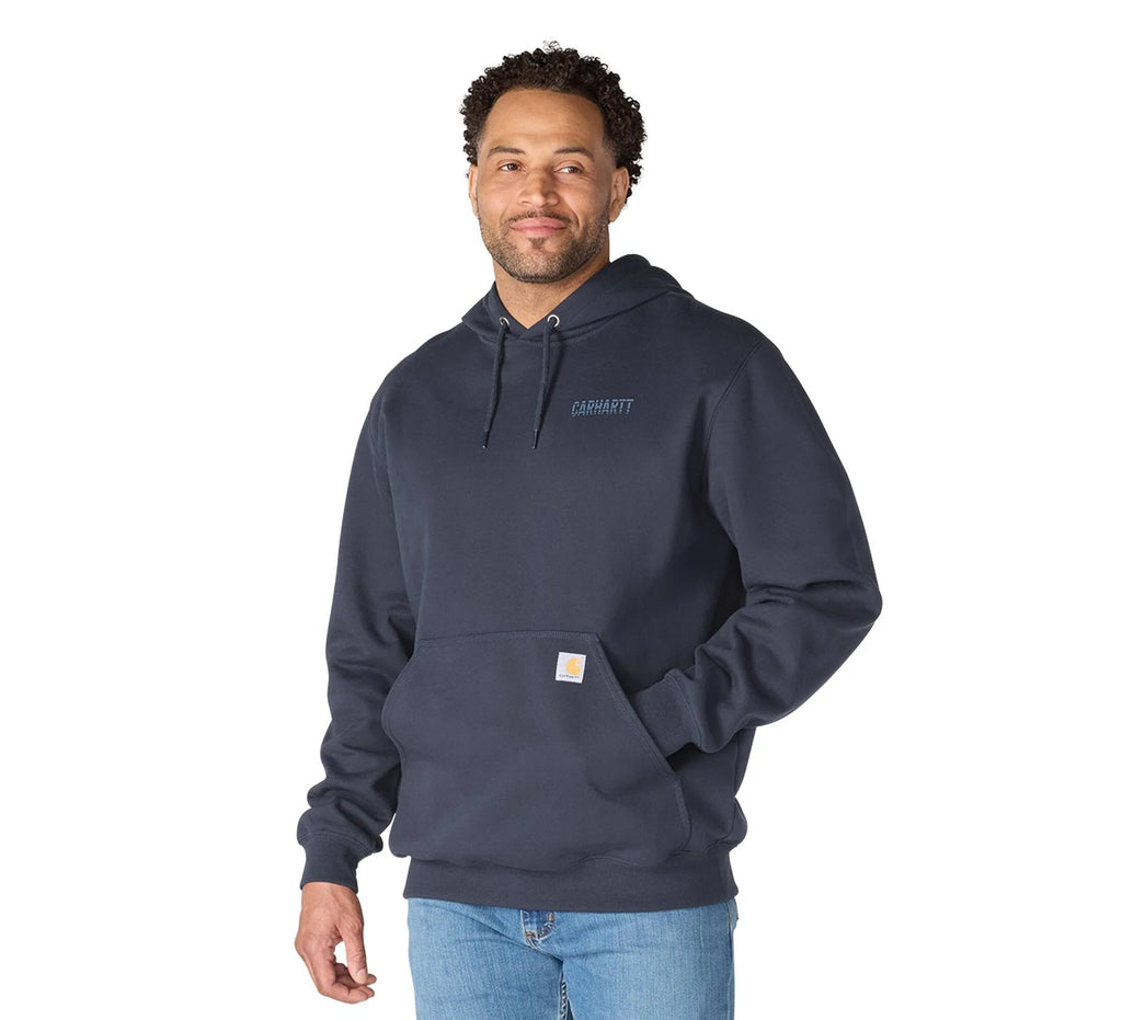 Men's Graphic Hooded Sweatshirt - Olive