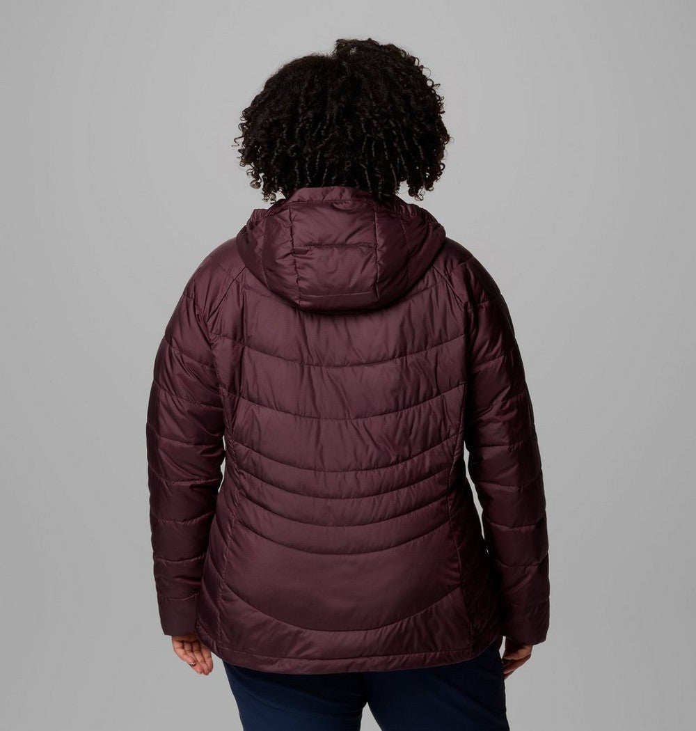 Women's Plus Size Insulated Hooded Jacket - Blue