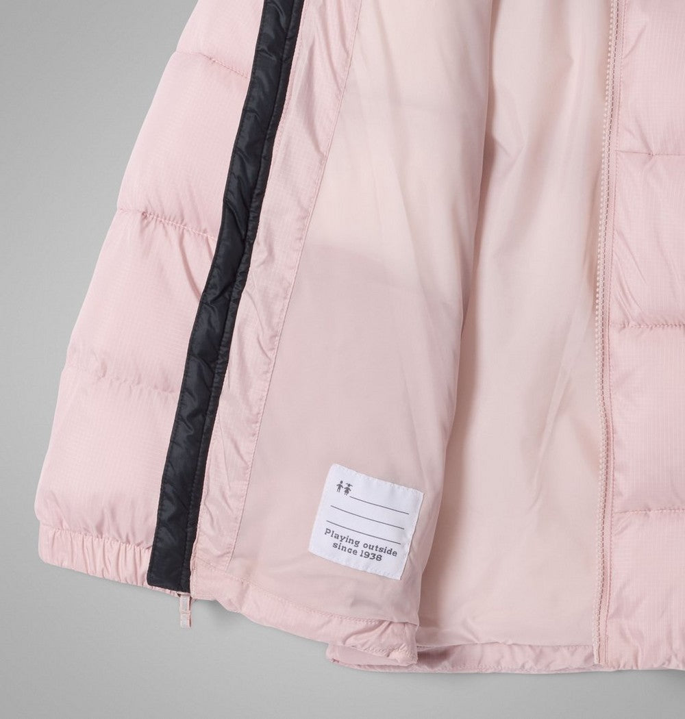 Kids' Hooded Insulated Puffer Jacket - Red Black