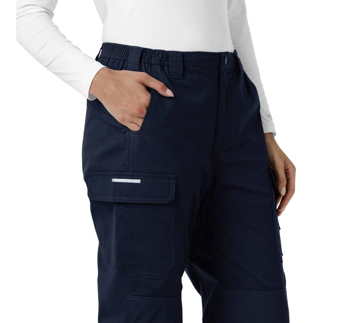 Women's Stretch Ripstop Cargo Pants - Navy