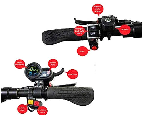 MAXX Folding Electric Scooter, 5000W Dual-Motor, 83-Mile Range, 60 MPH