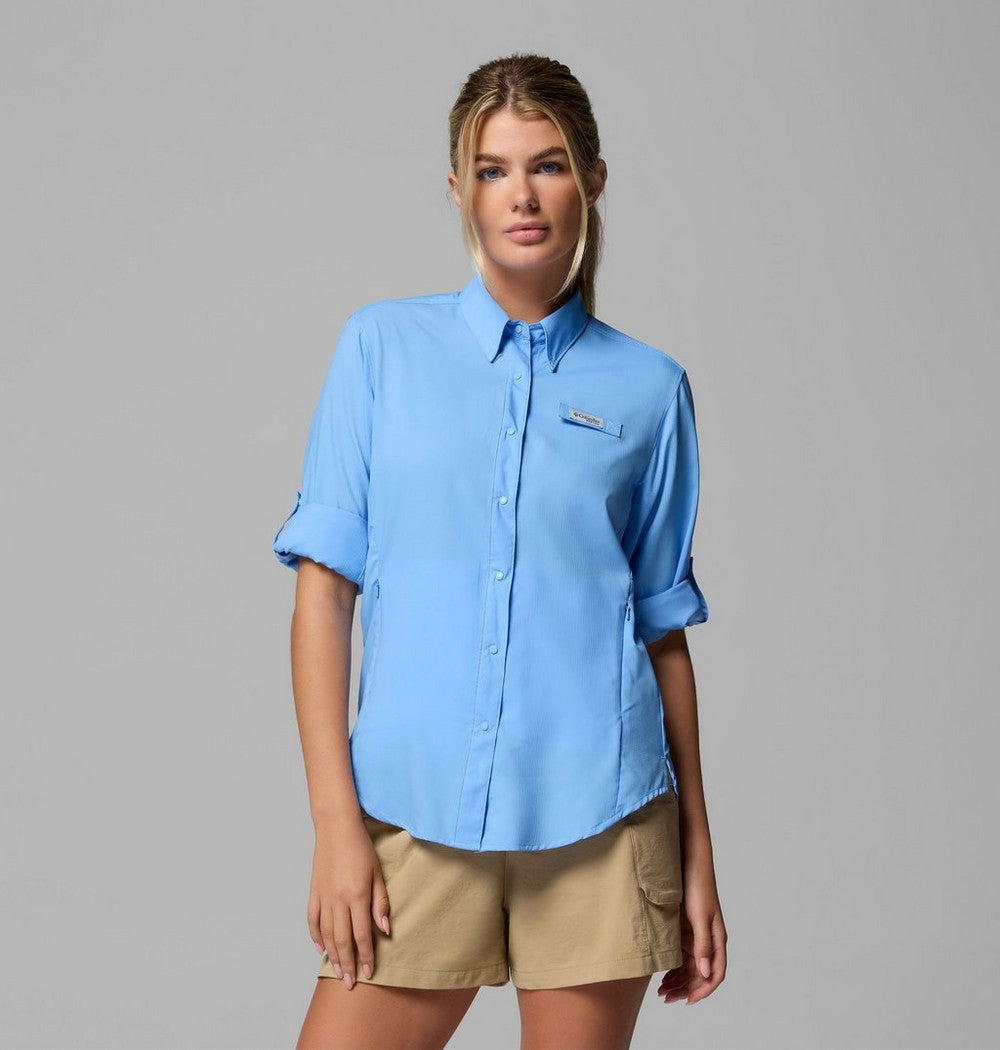 Women's Long Sleeve Fishing Shirt - Stone