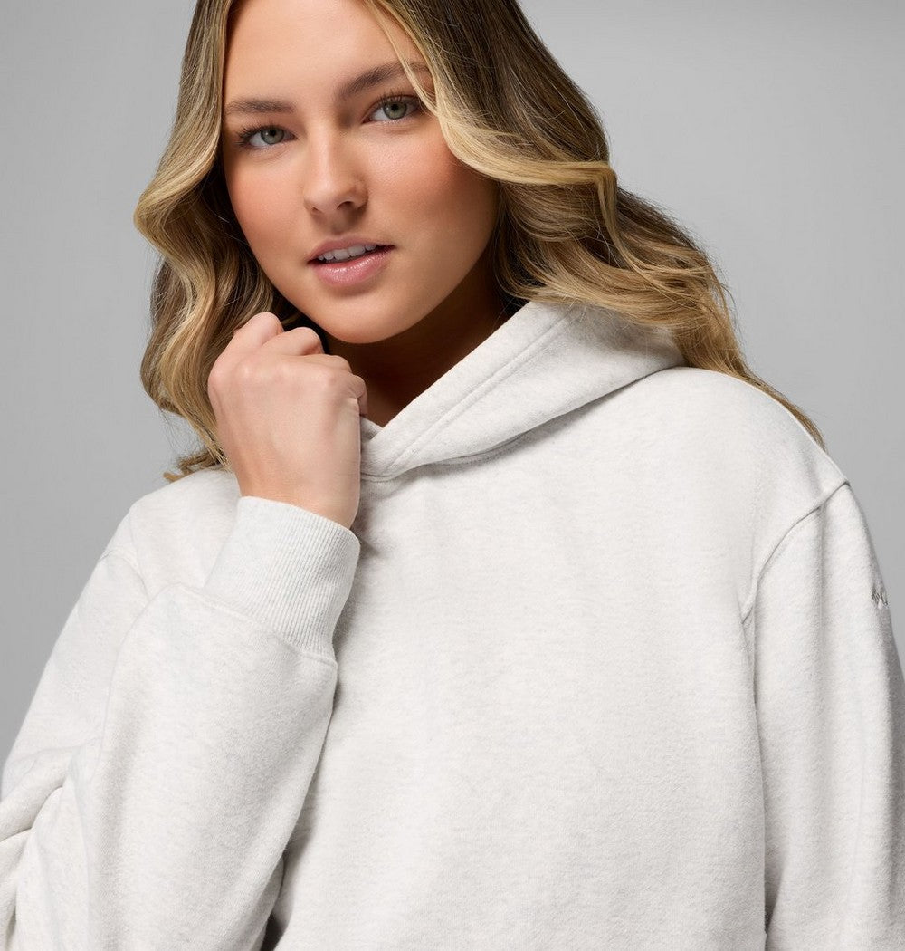 Women's Midweight Cotton Blend Hoodie - Brown