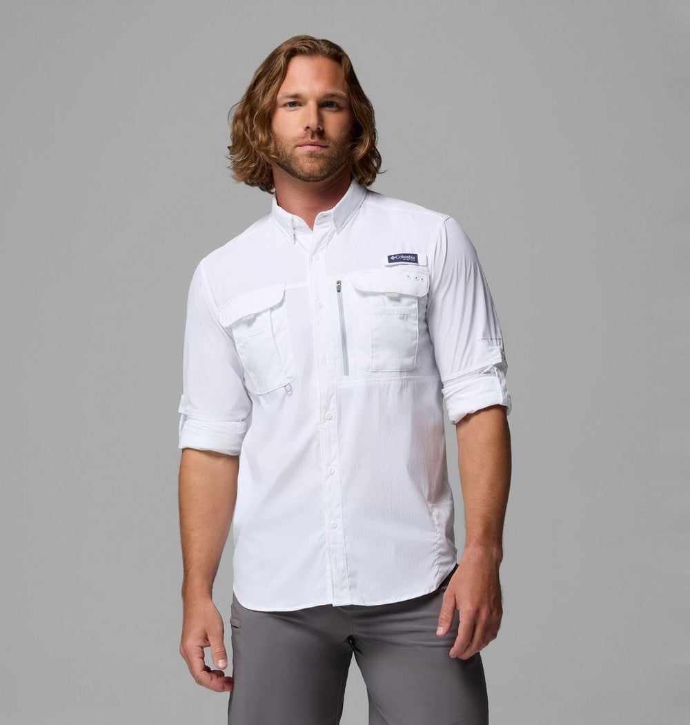 Men's UPF 50 Fishing Button-Up Shirt - Navy