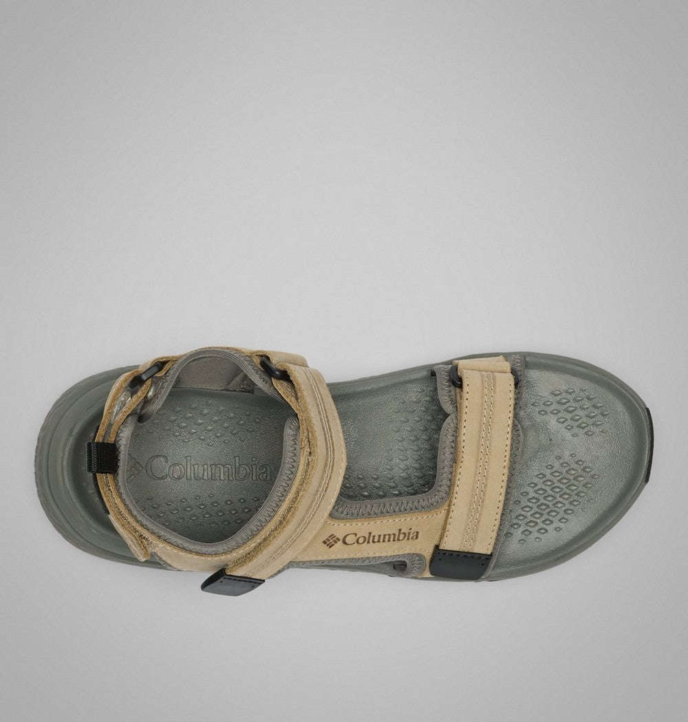 Men's Nubuck Leather Trail Sandal - Black