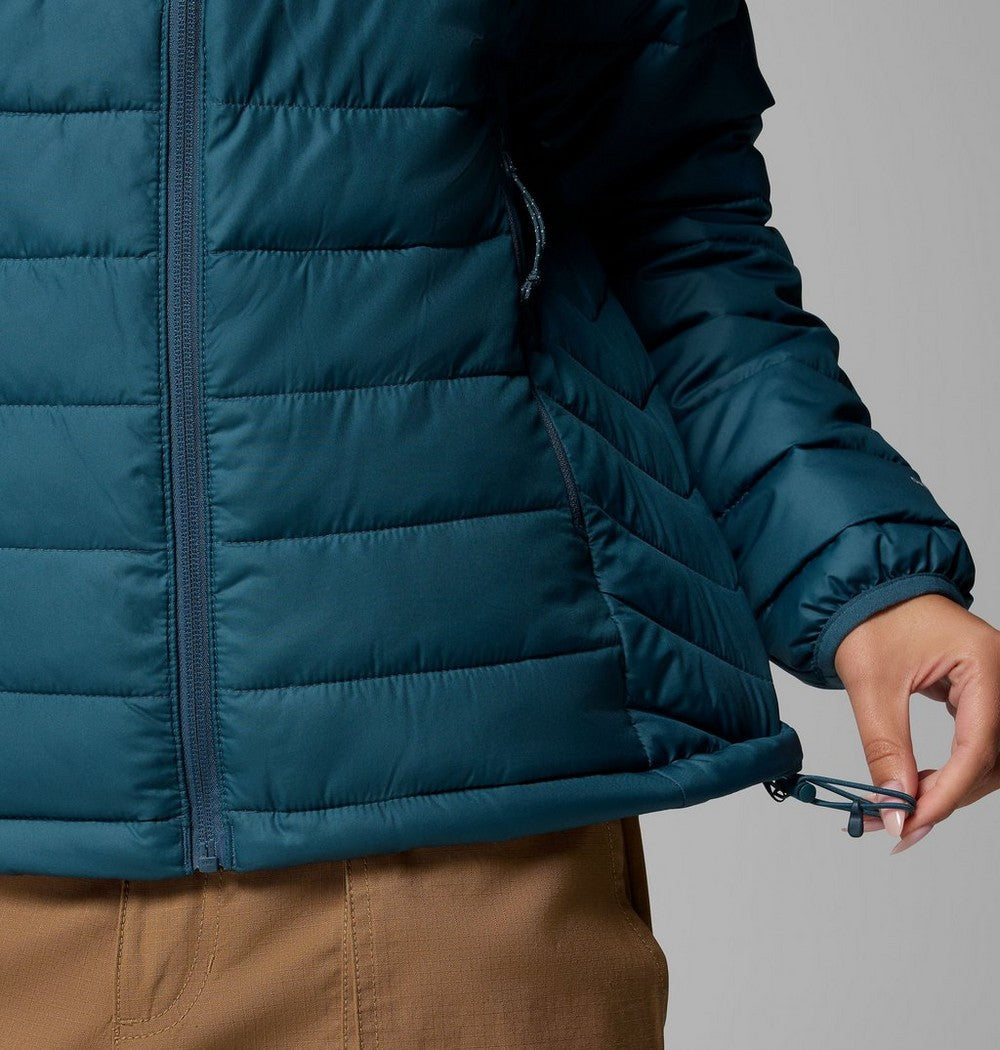Women's Hooded Puffer Jacket - Navy