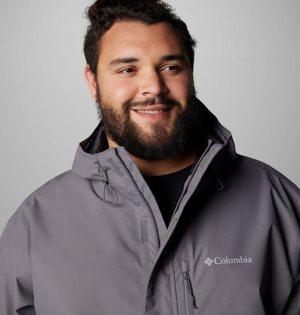 Men's Big Waterproof Rain Jacket - Red