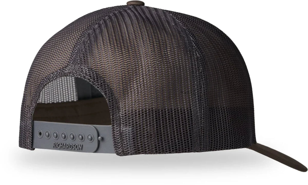 Low-Profile Mesh Trucker Cap - Green/Brown