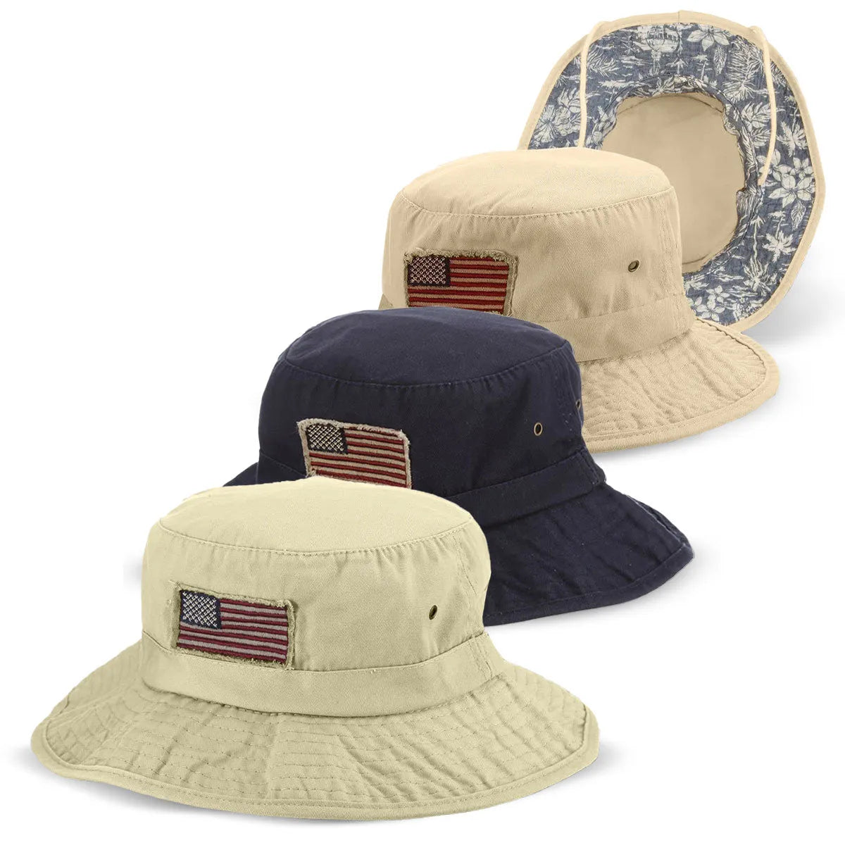 Usa Flag Bucket Hat
