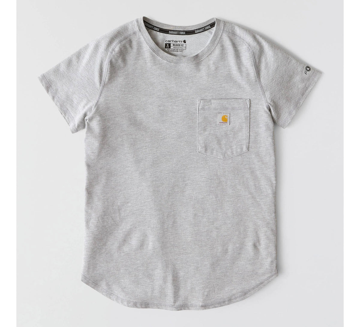 Women's Relaxed Mesh Panel Pocket T-Shirt - Gray