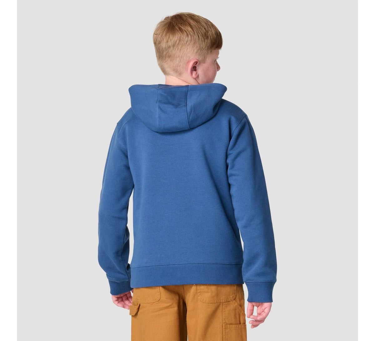 Boys' Long-Sleeve Fleece Hoodie - Blue