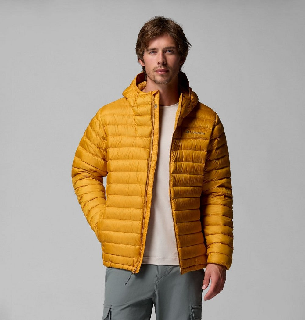 Men's Packable Down Hooded Jacket - Blue