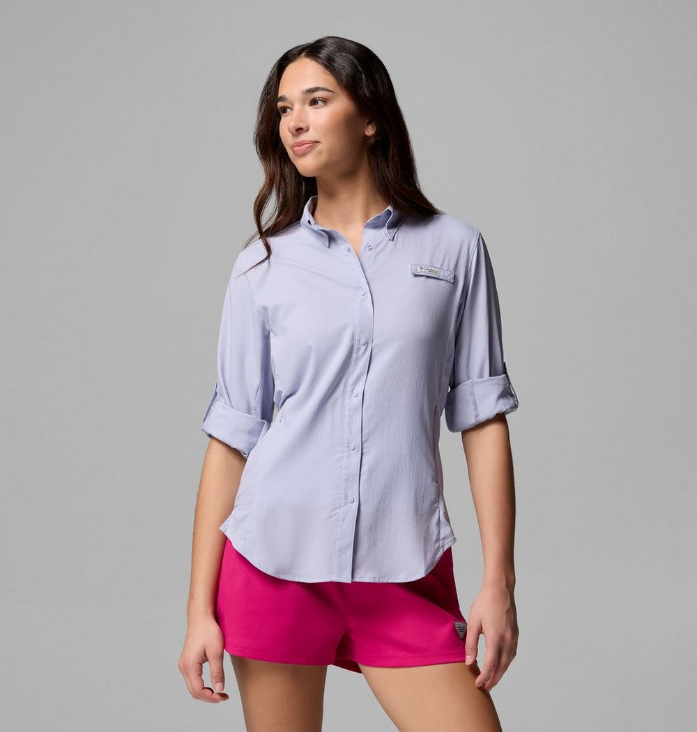 Women's Long Sleeve Fishing Shirt - Stone