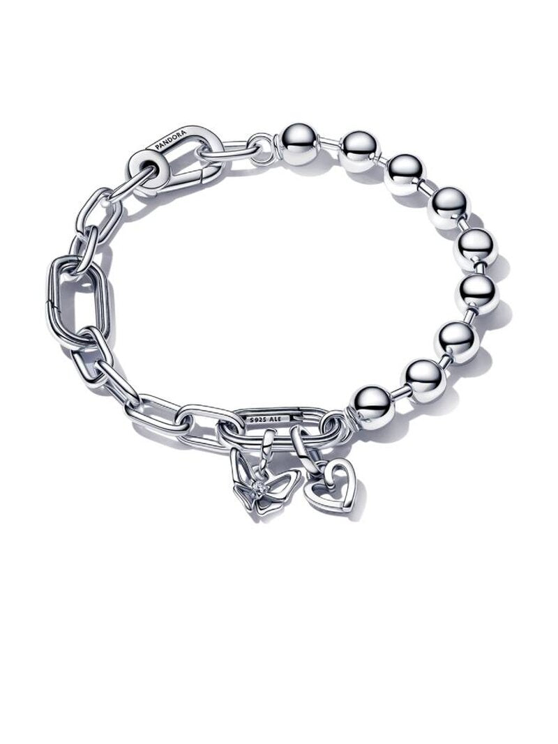 Heart And Butterfly Bracelet Set