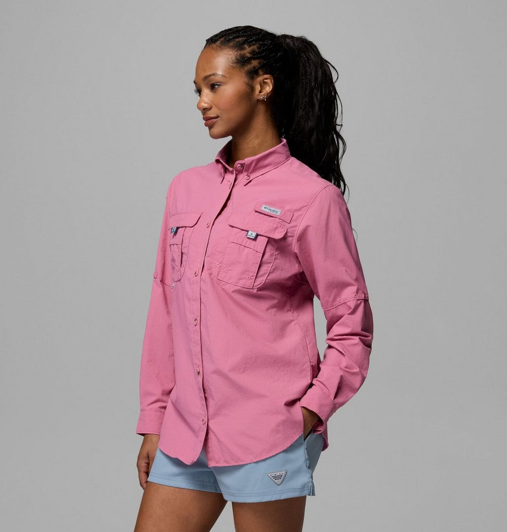 Women's Long Sleeve Fishing Shirt - Pink