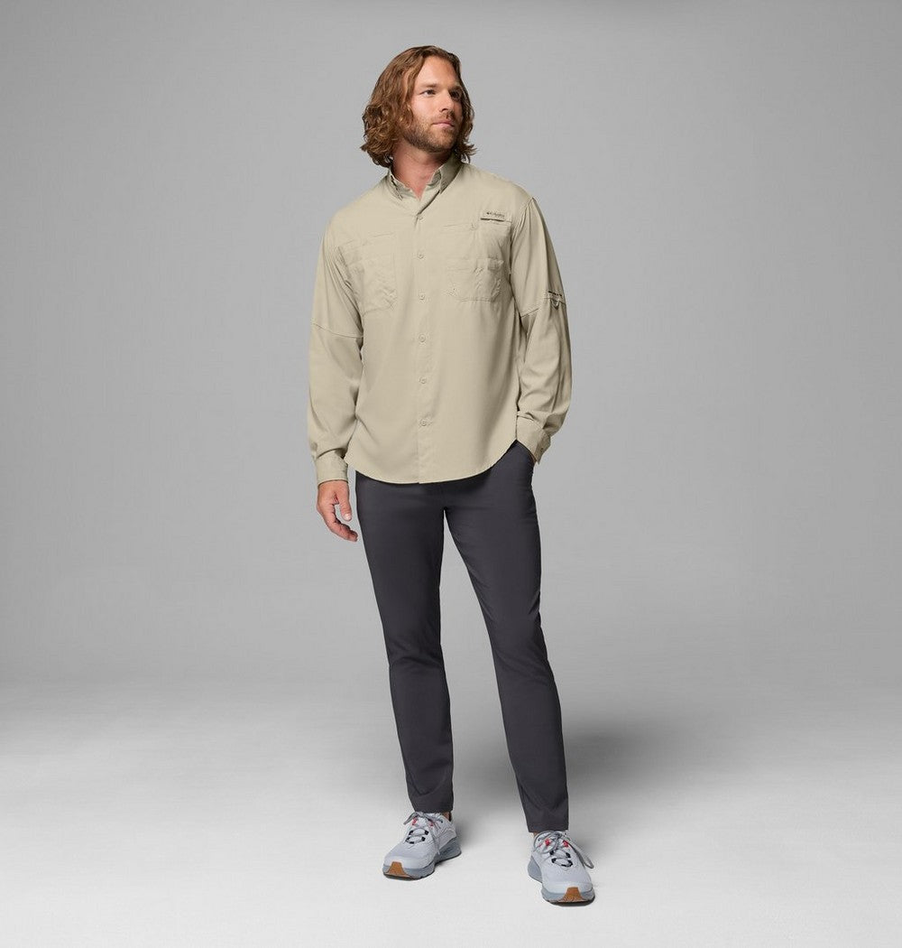Men's Long-Sleeve Fishing Shirt - Teal
