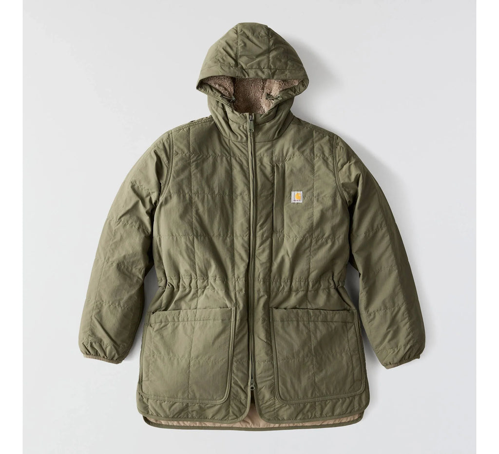 Women's Insulated Hooded Coat - Black