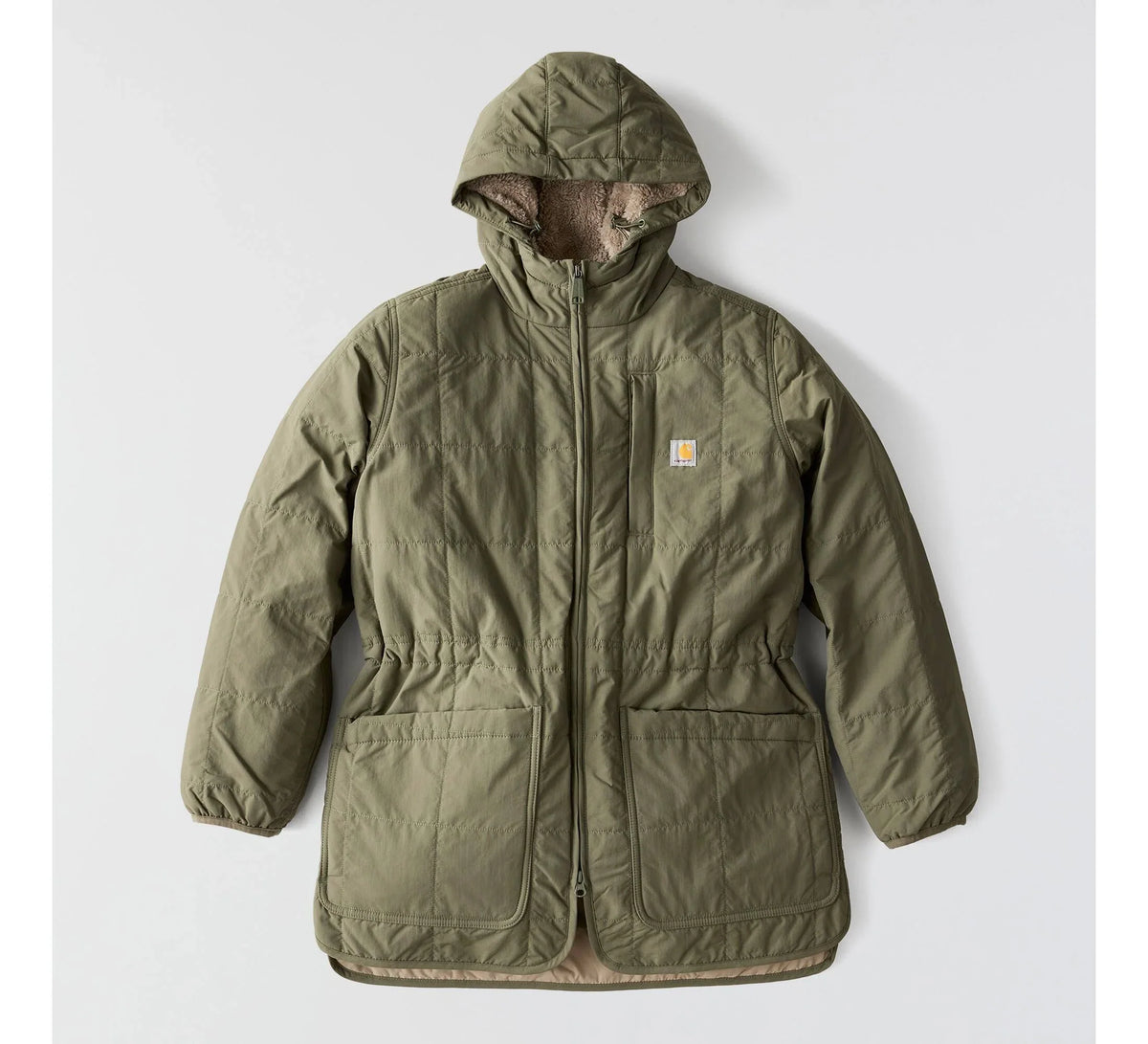 Women's Insulated Hooded Coat - Black