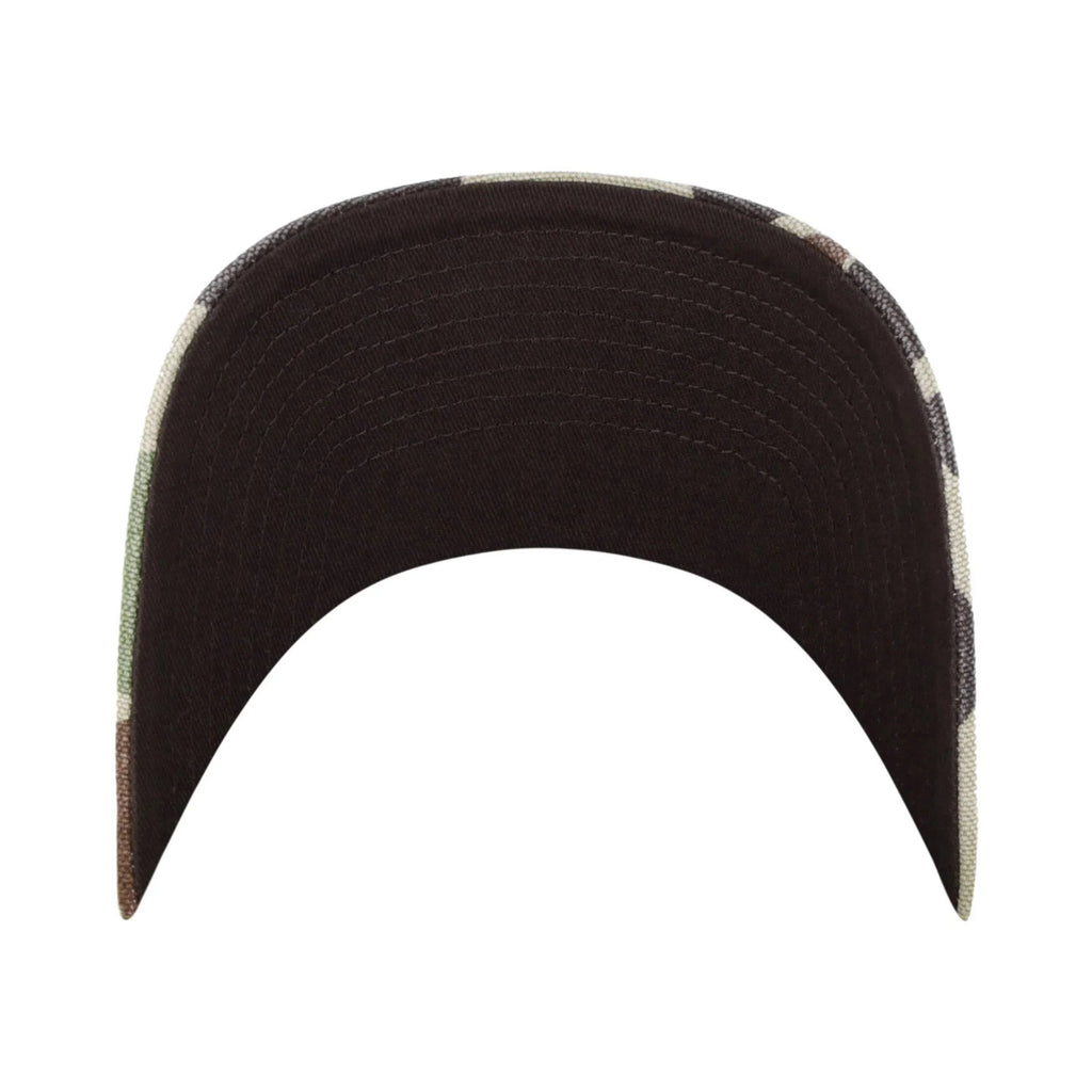 Camo Baseball Cap With Embroidered Team Logo