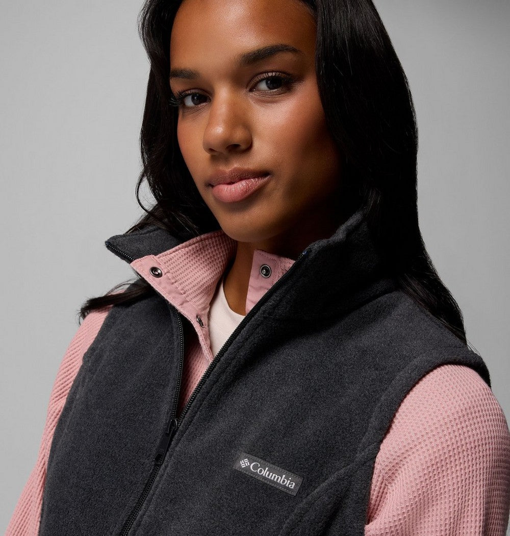 Women's Fleece Vest - Chalk