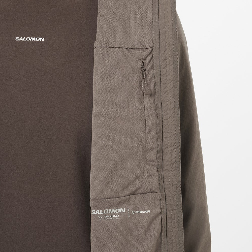 Women's Insulated Hooded Jacket - Brown