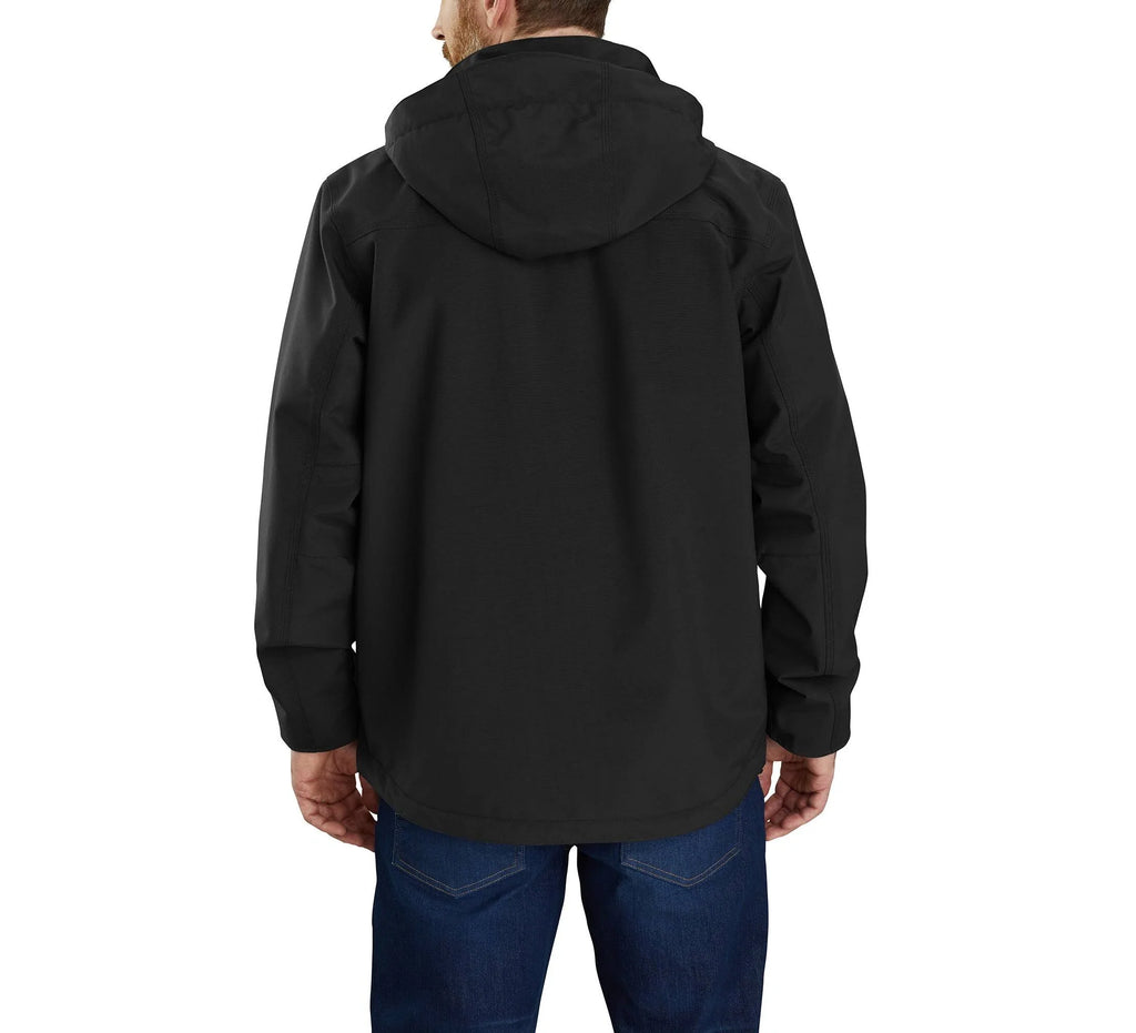 Men's Waterproof Breathable Hooded Rain Jacket - Gray