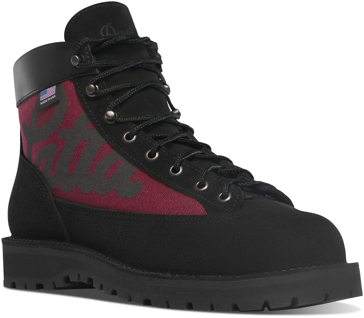 Women's Waterproof Suede Hiking Boot - Black