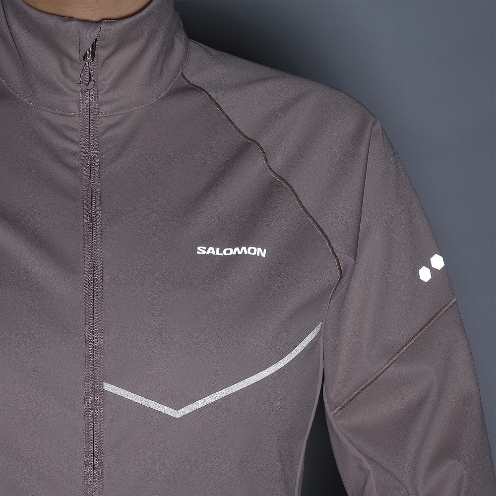 Women's Running Softshell Jacket - Tan