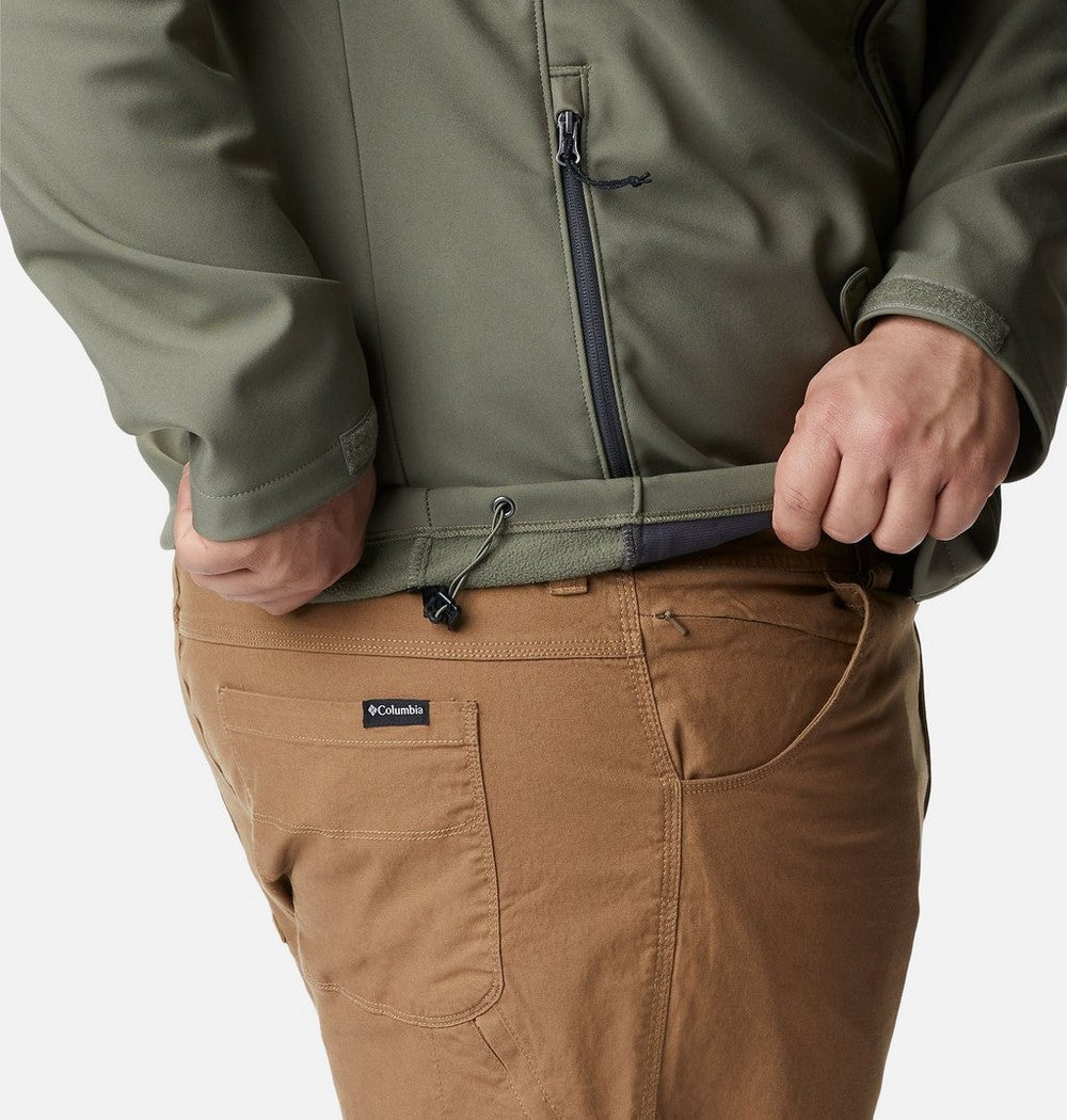Men's Big Softshell Jacket - Grey
