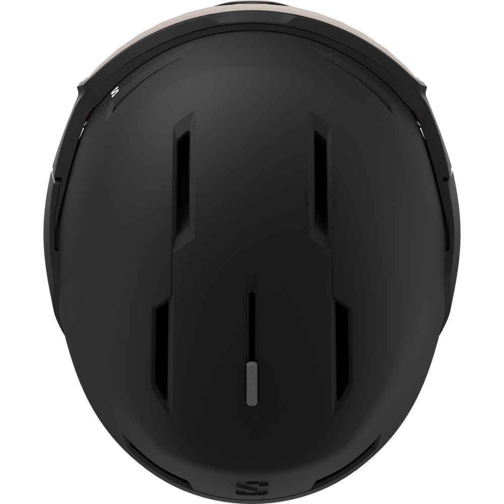 Adjustable Ski Helmet With Visor - Black