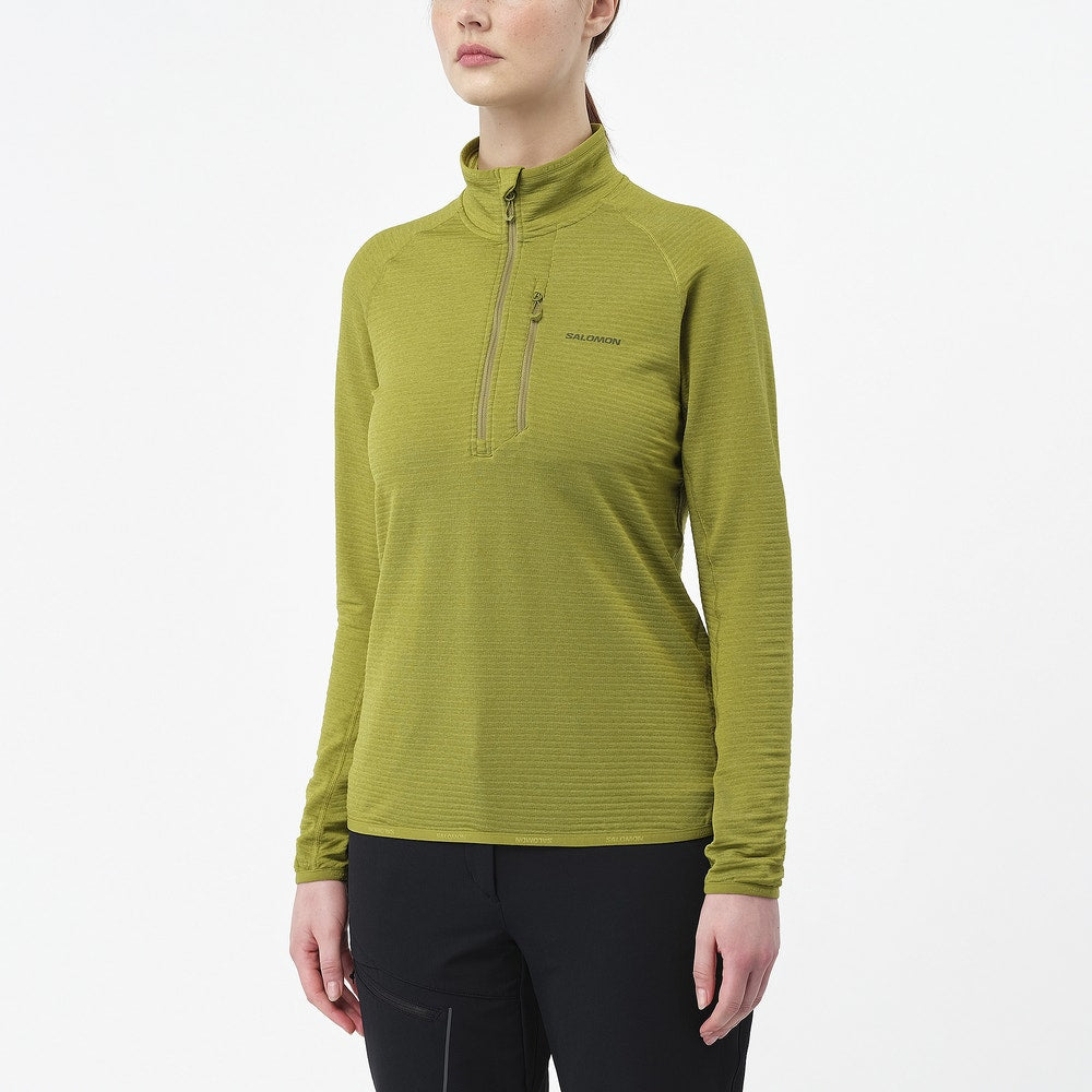 Women's Half-Zip Fleece Midlayer - Cardamom