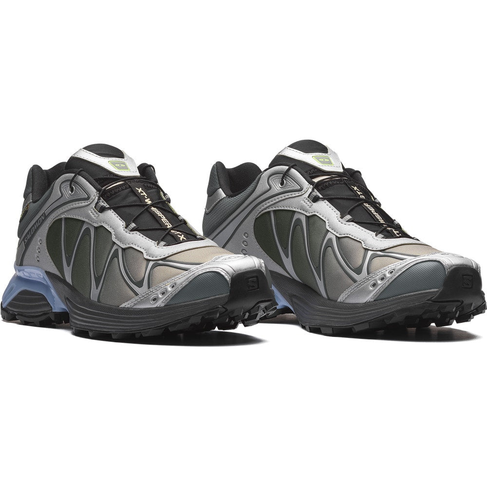 Waterproof Textile And Synthetic Sneakers - Gray