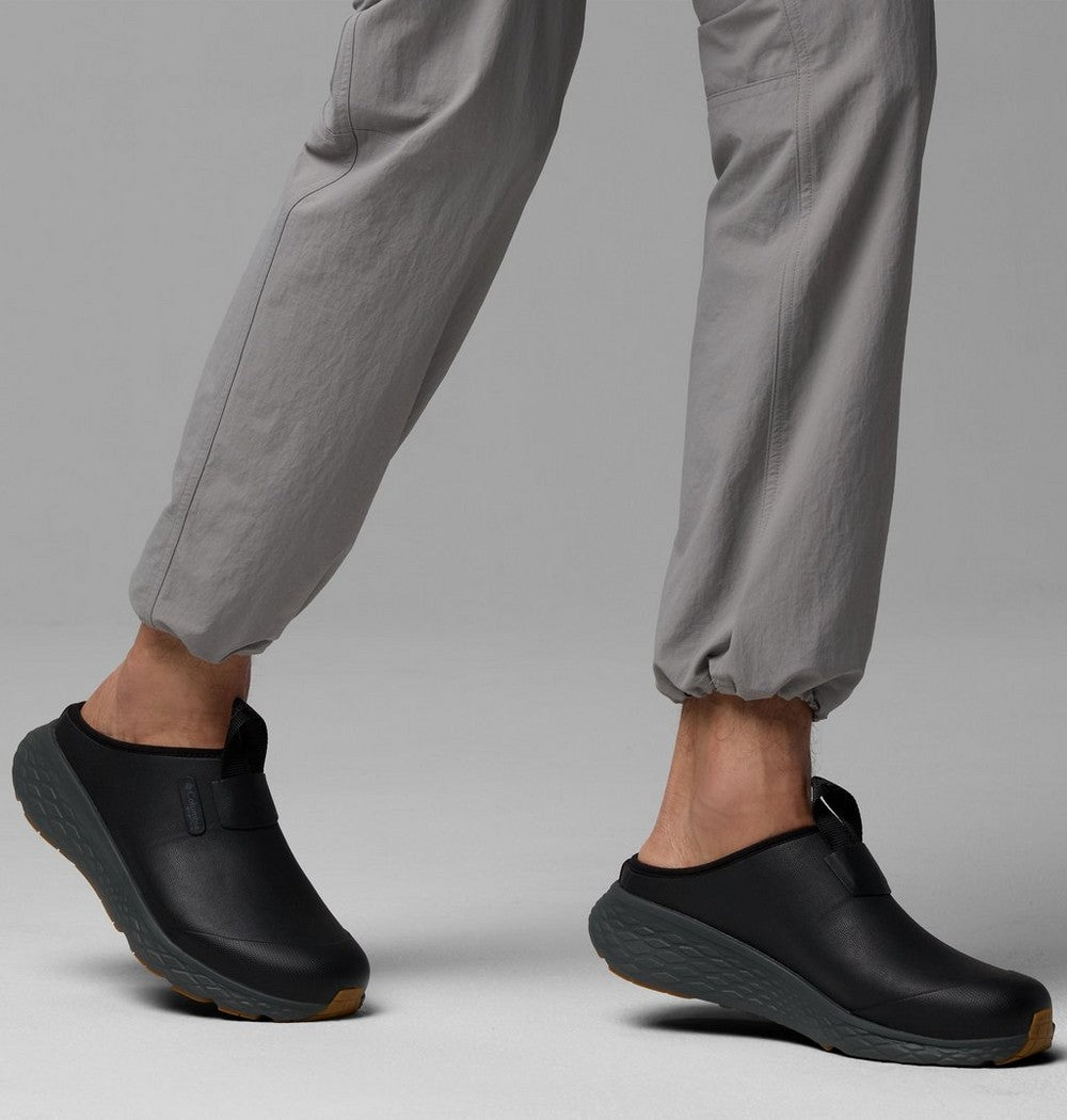 Men's Rubber Slide Deck Shoe - Black
