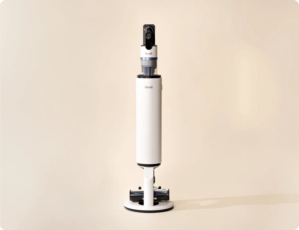 Cordless Stick Vacuum With Auto-Empty Dock - White