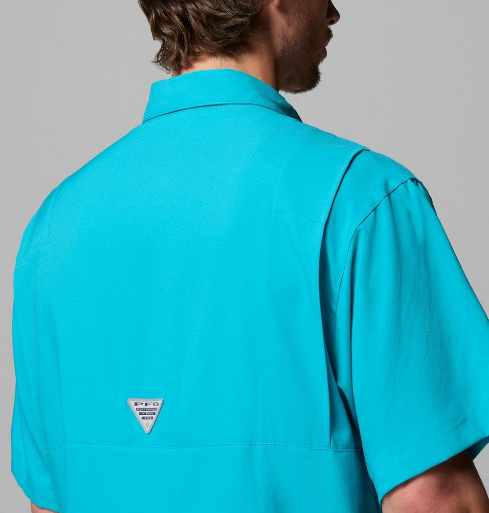 Men's Short-Sleeve Fishing Shirt - Blue