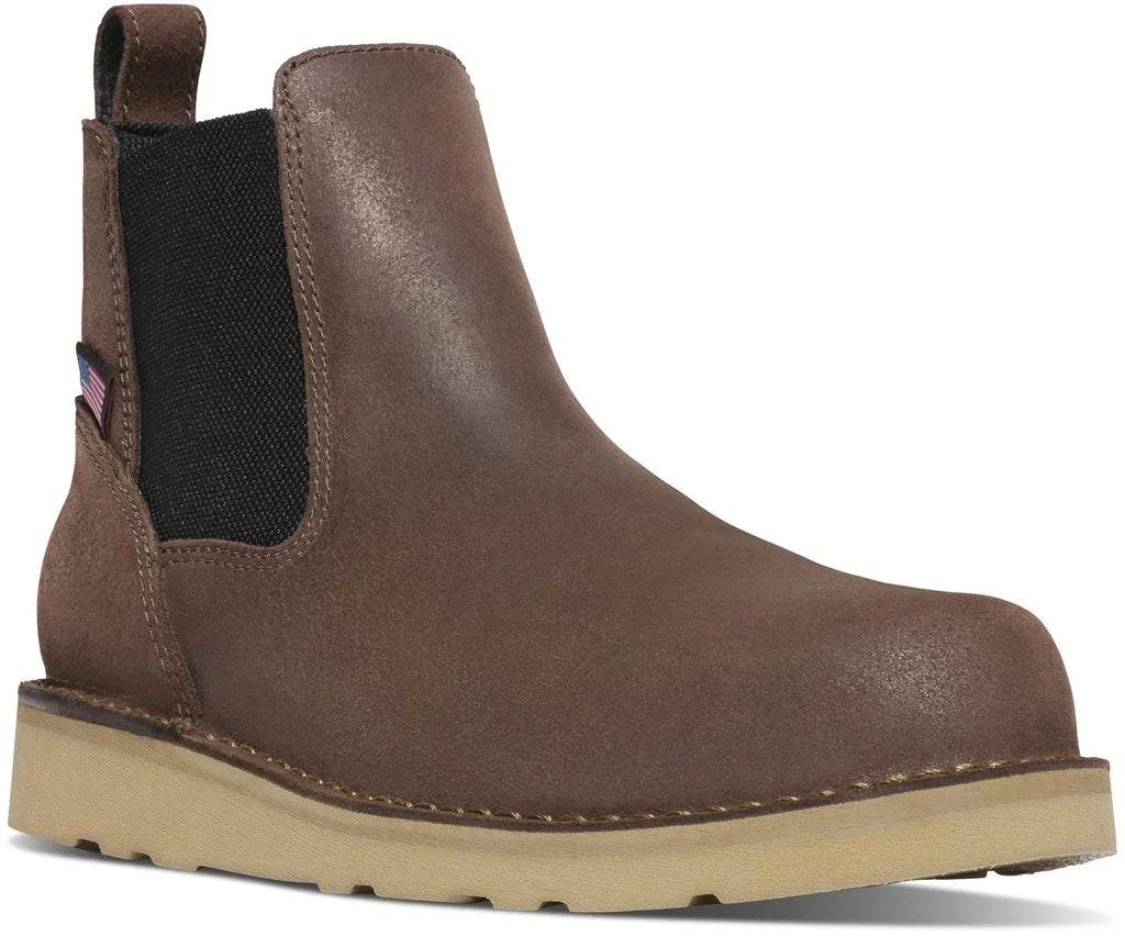 Men's Suede Chelsea Boot - Brown