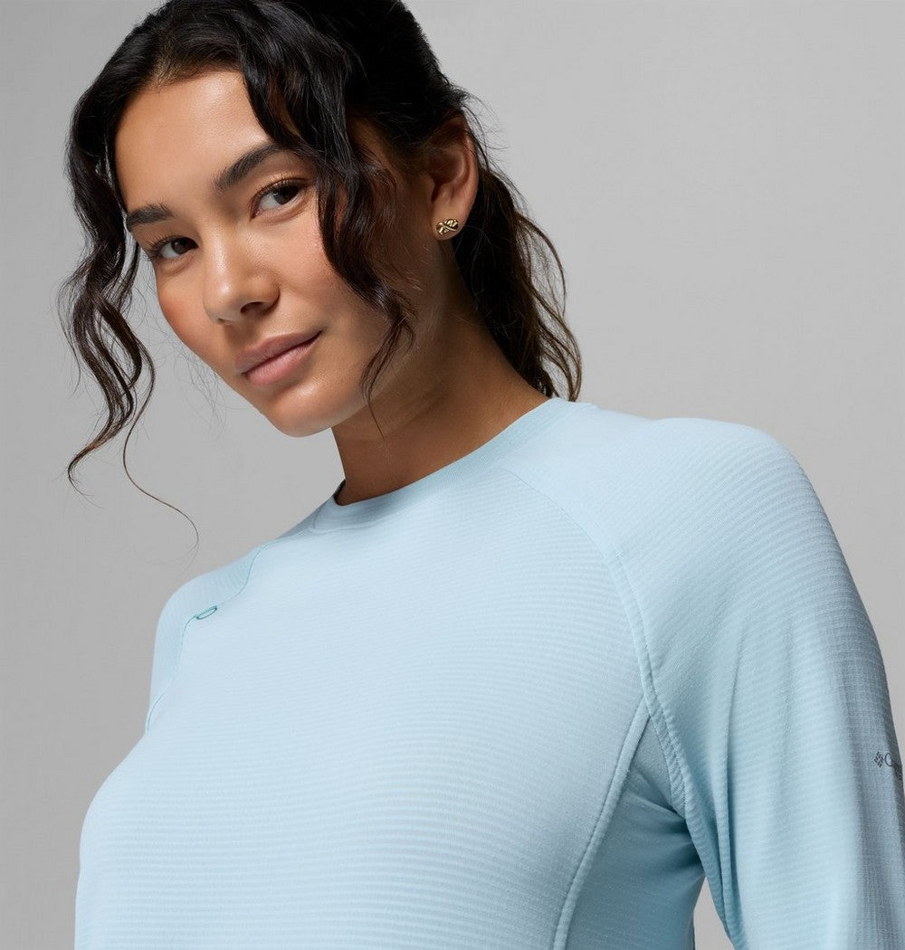 Women's UPF 50 Long Sleeve Crew - Gray