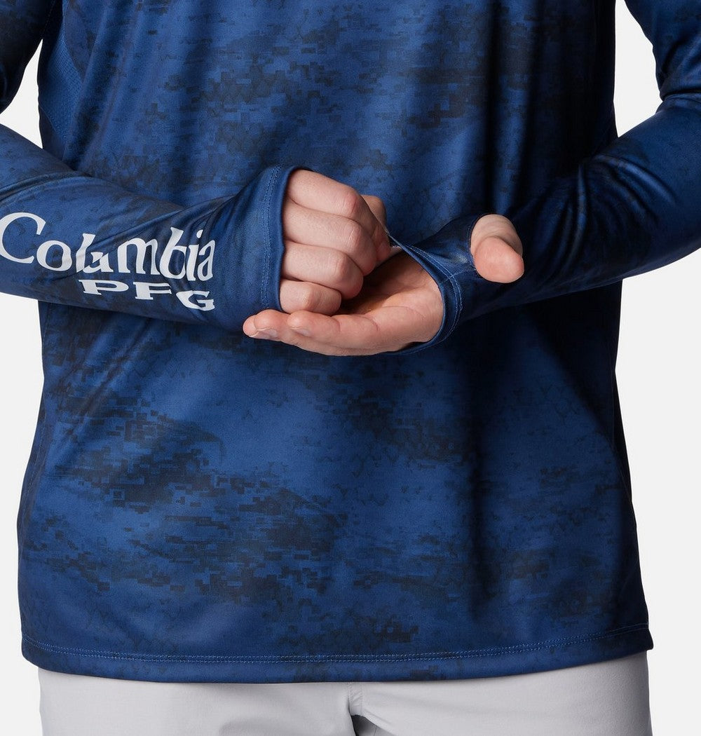 Men's Ventilated UPF 50 Sun Hoodie - Teal