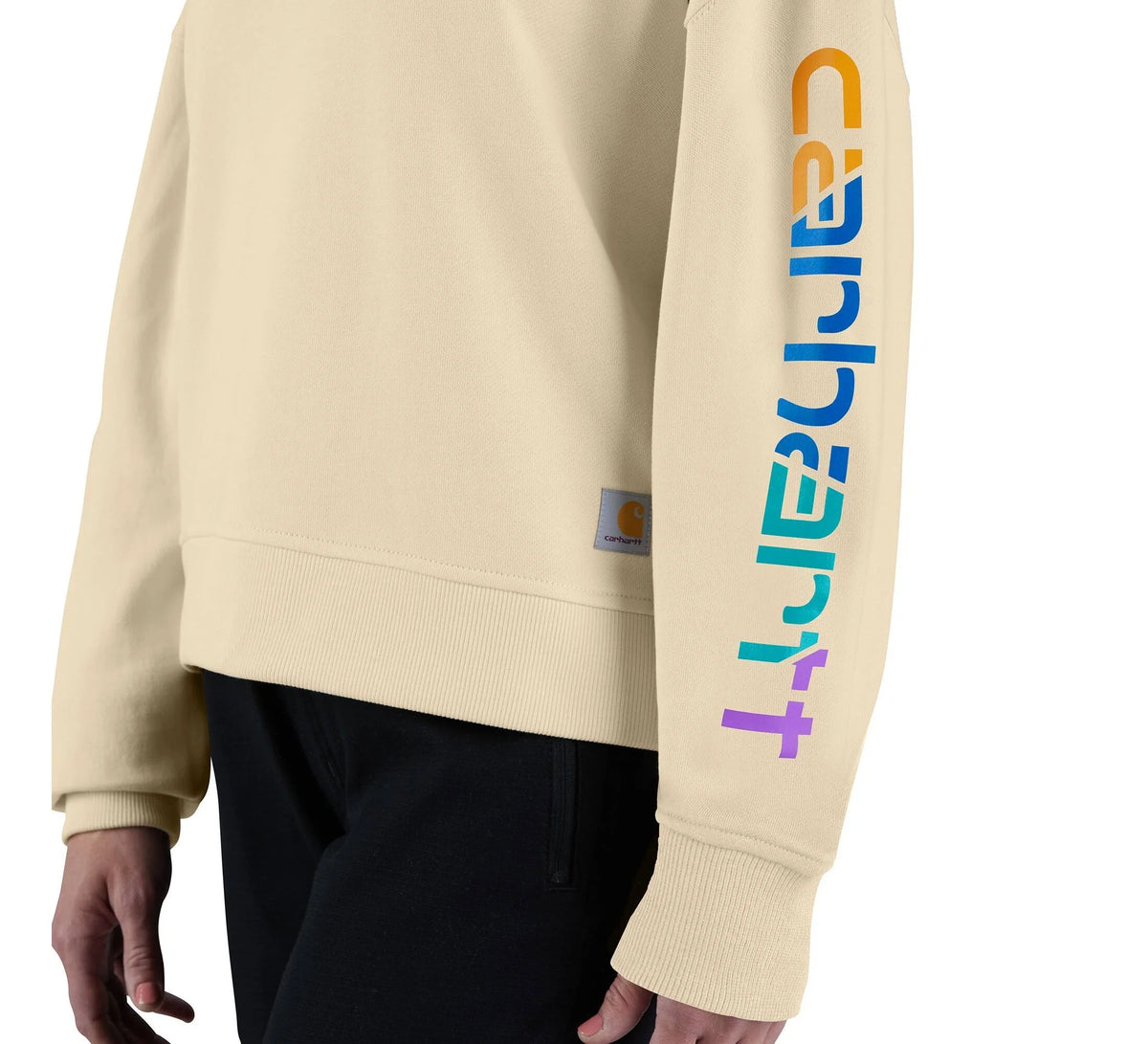 Women's Lyocell Blend Sleeve Graphic Sweatshirt