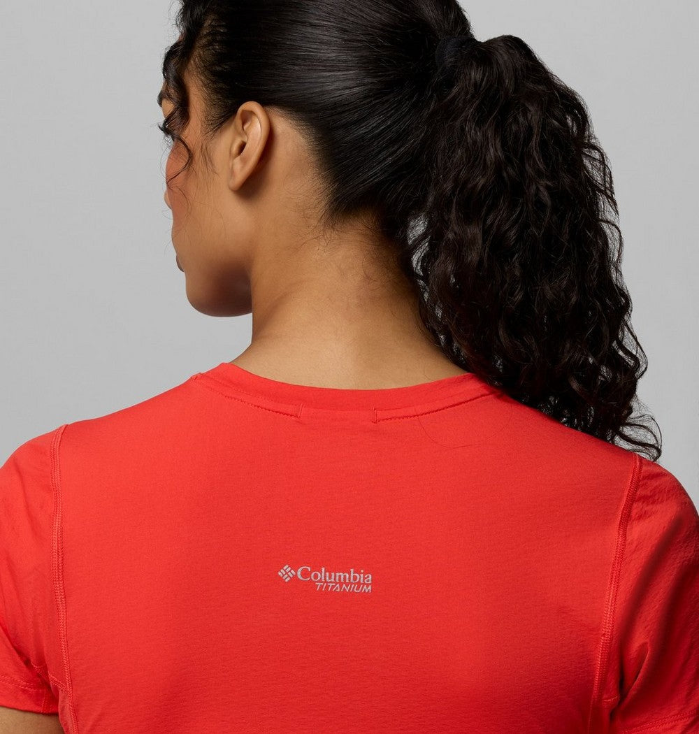 Women's Short-Sleeve Hiking Shirt - Blue