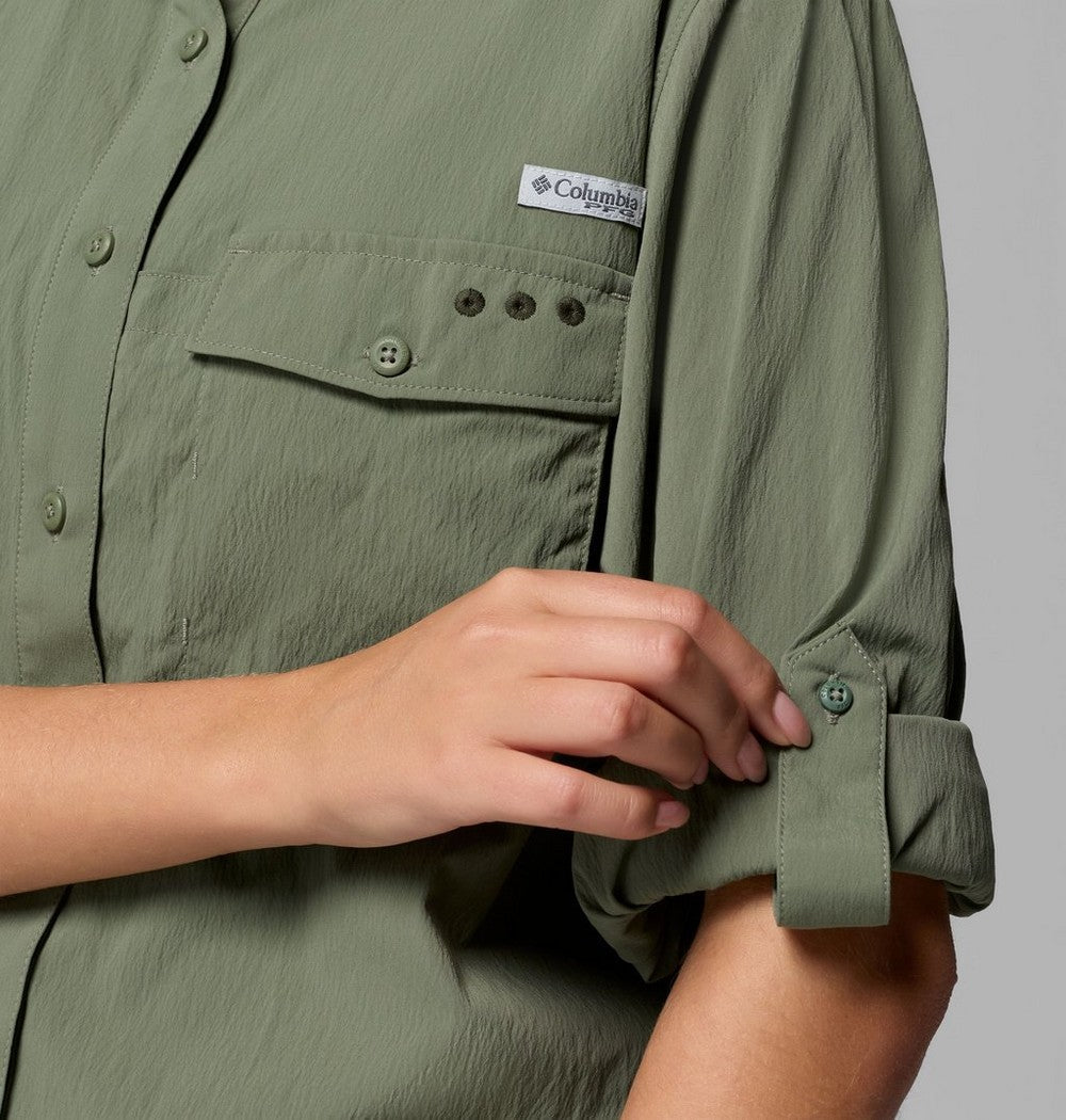 Women's UPF 50 Roll-Tab Fishing Shirt - Lavender