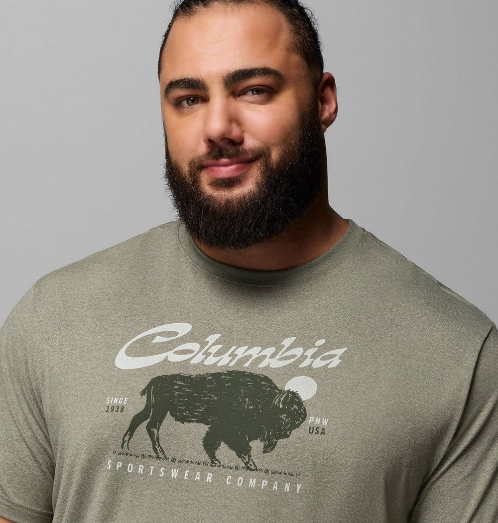 Men's Big UPF 50 Graphic T-Shirt - Grey