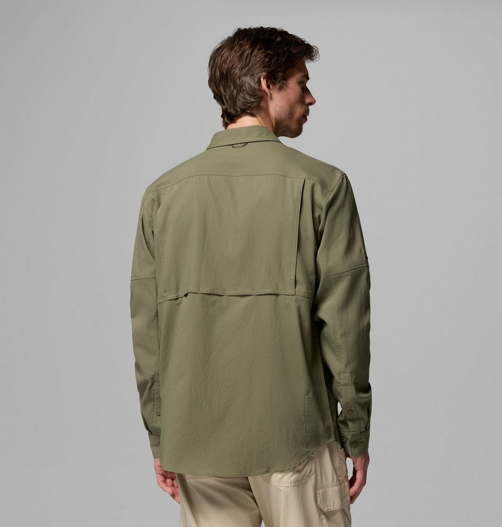 Men's UPF 100 Utility Long Sleeve Shirt - Gray