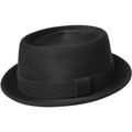 Thread Polished Pork Pie - Black