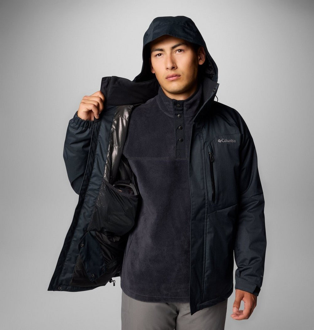 Men's Insulated Ski Jacket - Dark Blue