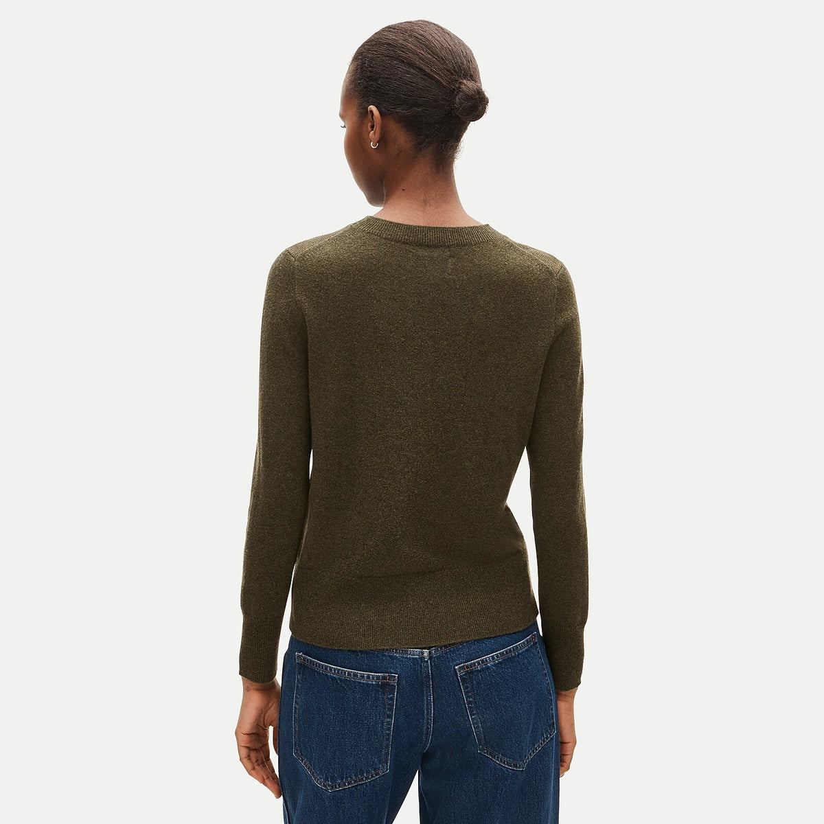 Cashmere Classic-Fit Crewneck Sweater - Black